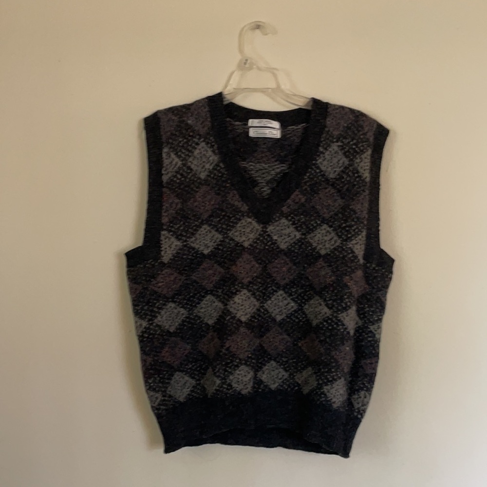 Christian Dior mens sweater vest